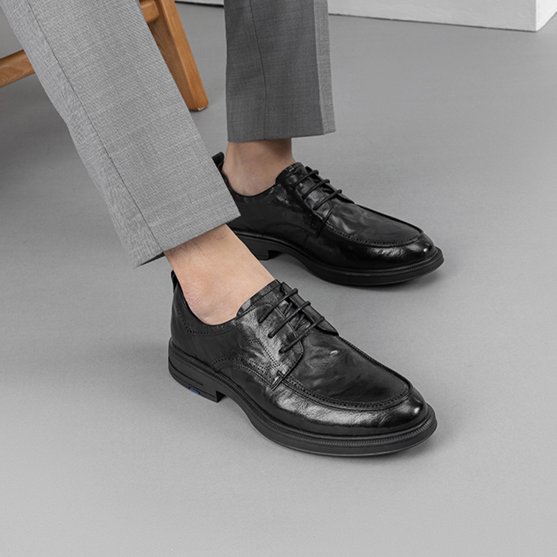 Aokang Leather Derby 'Black Business' 圖 6