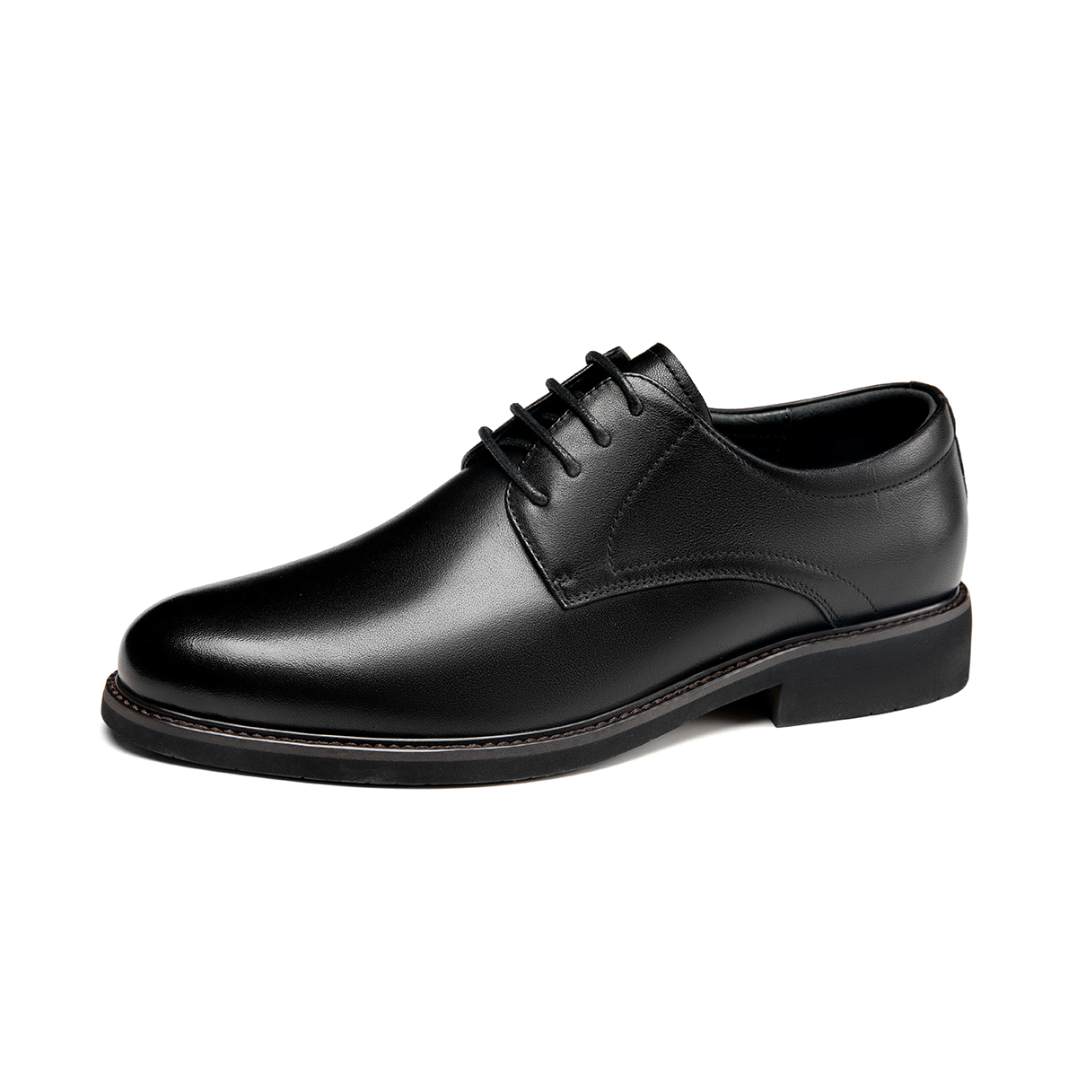 Aokang Leather Derby 'Black Classic' 圖 2