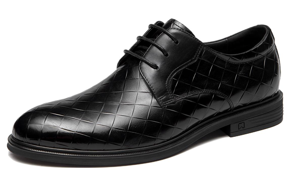 Aokang Leather Derby 'Black CMFT Breathable' 圖 2