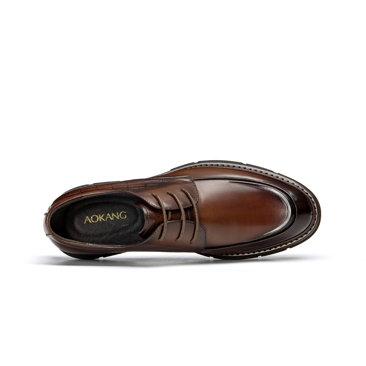 Aokang Leather Derby 'Brown Elevator Business' 圖 3