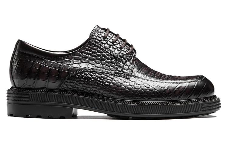 Aokang Leather Dress Shoe 'Black Business Fashion' 圖 2