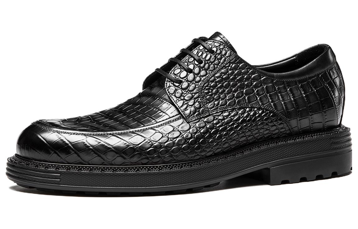 Aokang Leather Dress Shoe 'Black Business Fashion' 圖 3