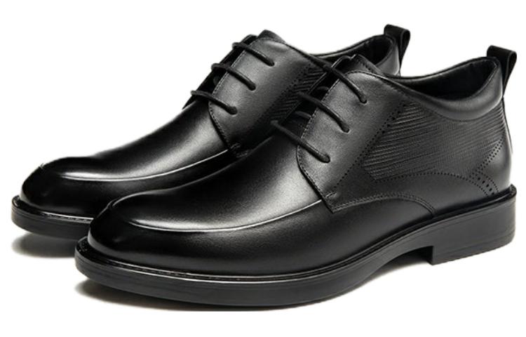 Aokang Leather Dress Shoe 'Black Fashion Business Casual' 圖 3