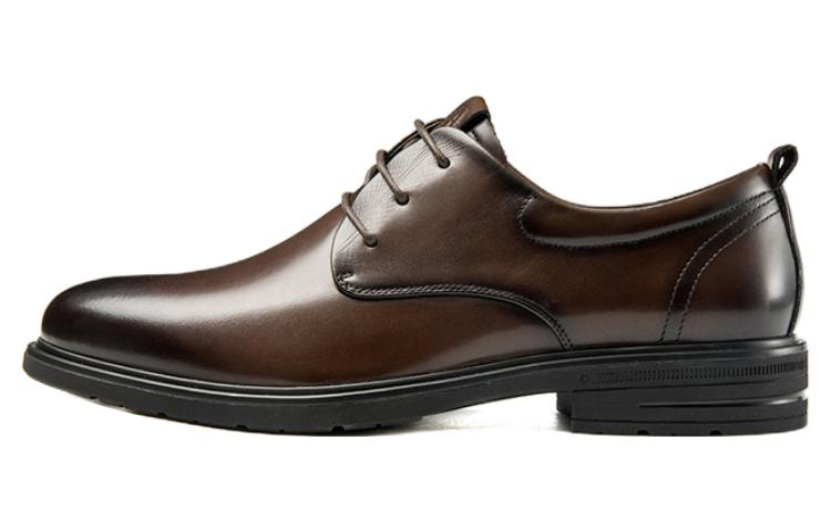 Aokang Leather Dress Shoe 'Brown' 1233111133