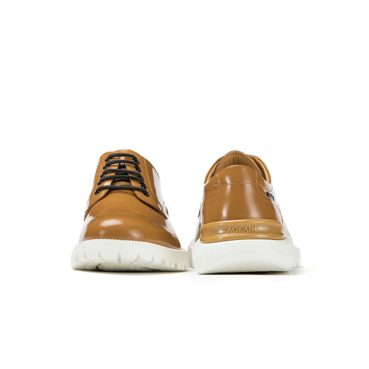 Aokang Leather Dress Shoe 'Brown Business Casual' 圖 5