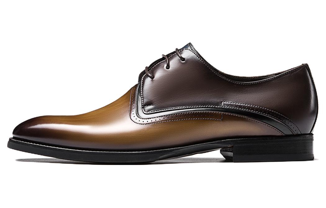 Aokang Leather Dress Shoe 'Brown Business Comfort' 9211611016