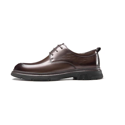 Aokang Leather Dress Shoe 'Brown Business CMFT'