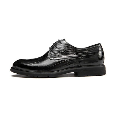 Aokang Leather Dress Shoes 'Black'