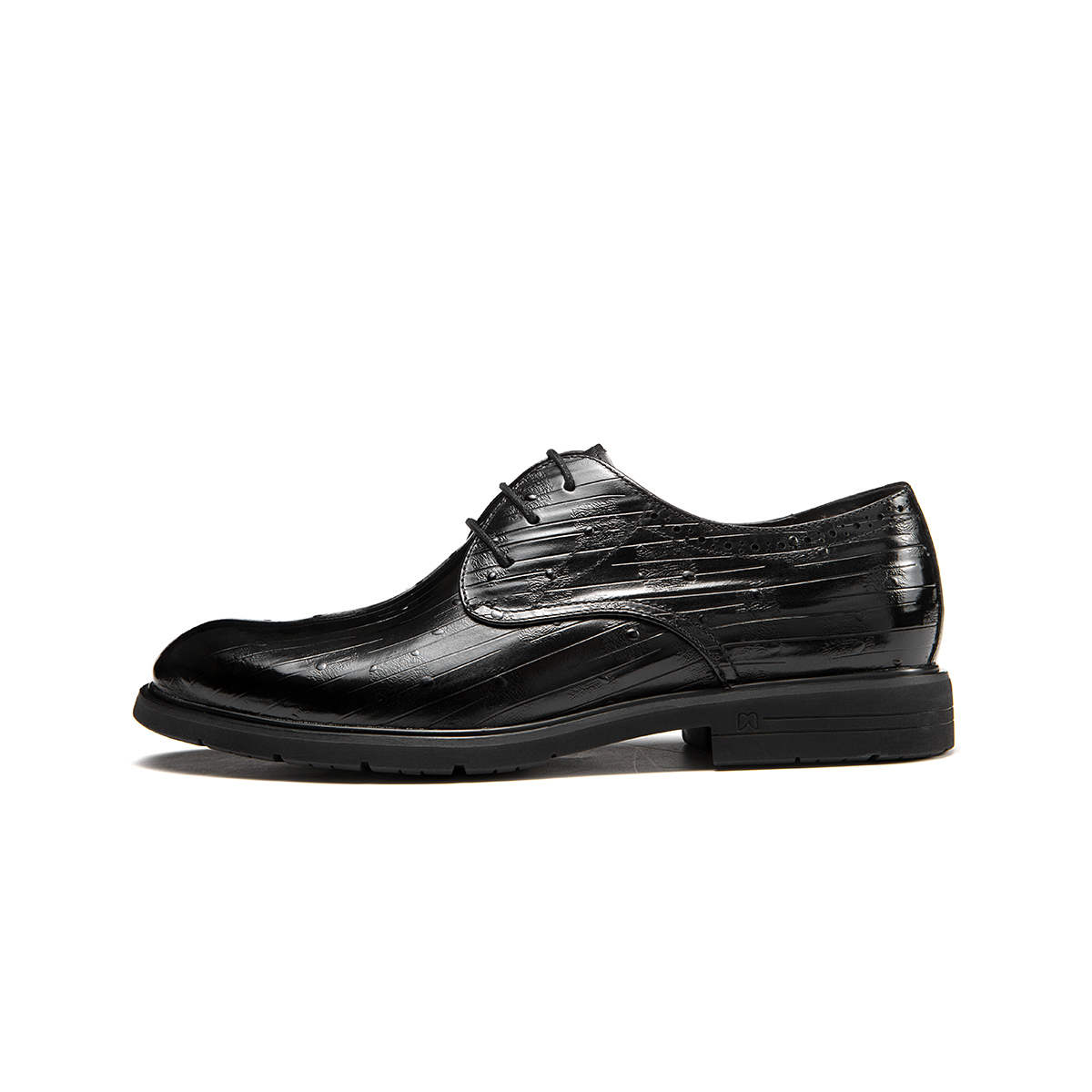 Aokang Leather Dress Shoes 'Black' 1211211060