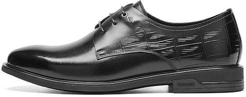 Aokang Leather Dress Shoes 'Black Business Fashion' 1231111002 Aokang Leather Dress Shoes 'Black Business Fashion' 1231111002