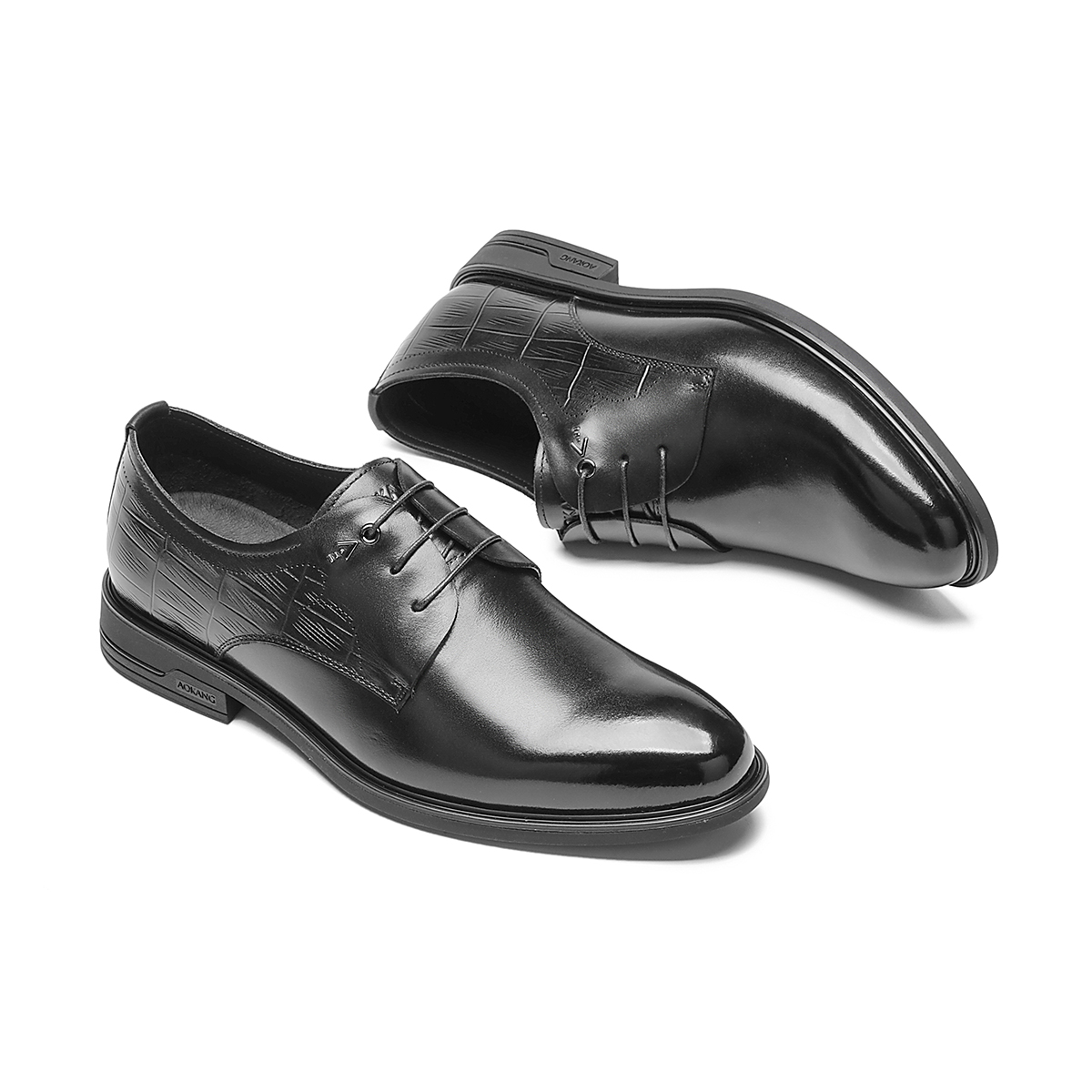 Purchase Aokang Leather Dress Shoes 'Black Business Fashion' 1231111002