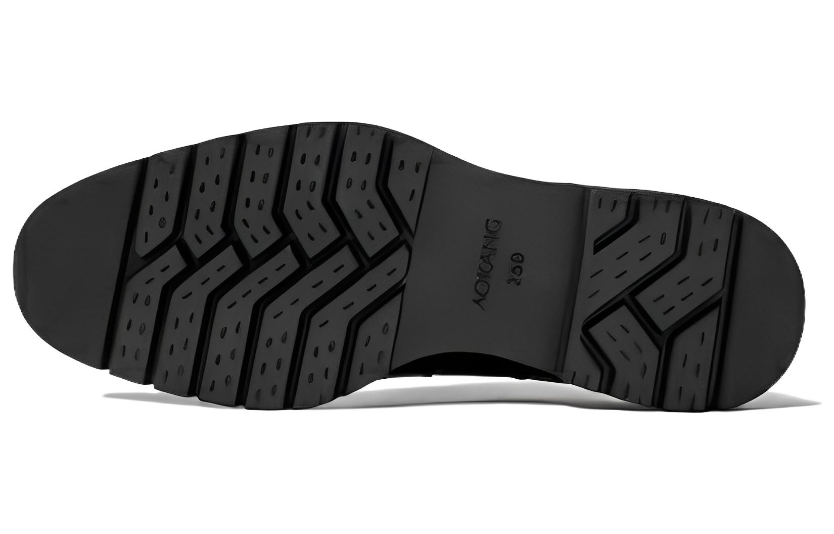 Aokang Leather Dress Shoes 'Black CMFT' 圖 5