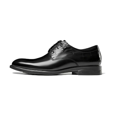 Aokang Leather Dress Shoes 'Black CMFT Business'