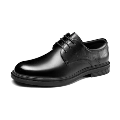 Aokang Leather Dress Shoes 'Black Commuter CMFT'