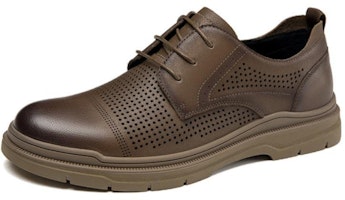 Kasut Kulit Aokang Lelaki 'Coklat Fesyen Bertali' 1233814010 Order Kasut Kulit Aokang Lelaki 'Coklat Fesyen Bertali' 1233814010