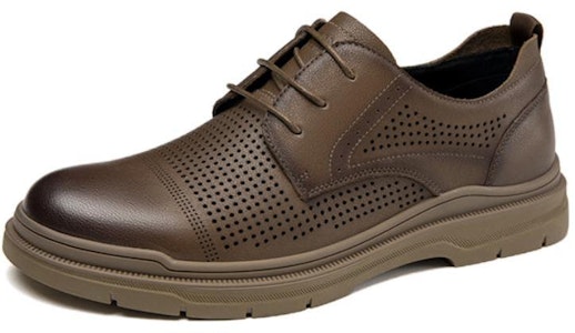 奥康棕色时尚系带皮鞋 1233814010 Order 奥康棕色时尚系带皮鞋 1233814010