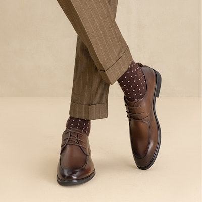 Aokang Leather Dress Shoes 'Comfort Versatile Brown' 1223211055 Sizing Aokang Leather Dress Shoes 'Comfort Versatile Brown' 1223211055