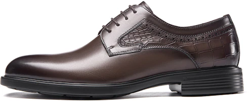 Aokang Leather Dress Shoes 'Simple Brown' 1223211052 Aokang Leather Dress Shoes 'Simple Brown' 1223211052