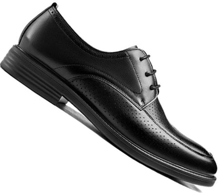 Aokang Leather Dress Shoes 'Simplified Comfort Black' 1233811025 Order Aokang Leather Dress Shoes 'Simplified Comfort Black' 1233811025