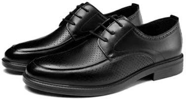 Lookbook Aokang Leder Business-Schuhe ''Einfacher Komfort Schwarz'' 1233811025