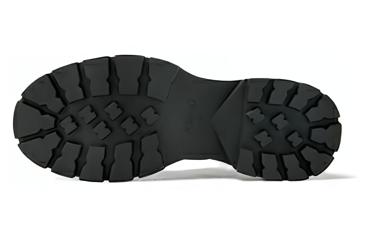 Shop Aokang Leather Dress Shoes 'Soft Comfort Thick Sole Grey' 1233111161