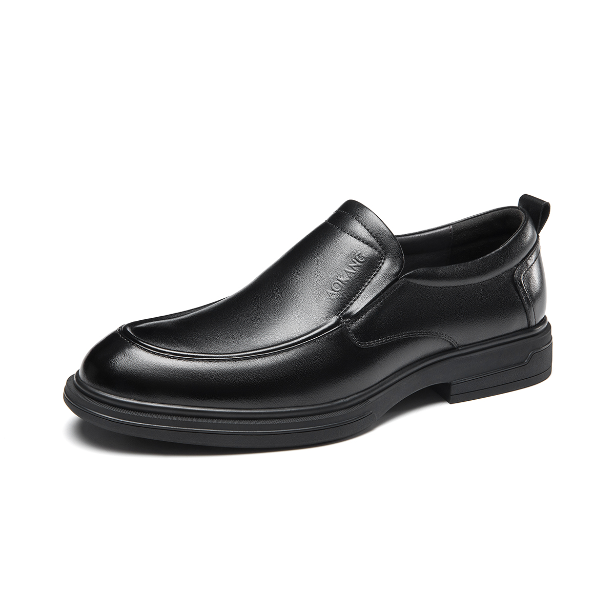 Aokang Leather Fashion CMFT Business Dress Shoes 'Black' 圖 2