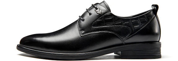 Aokang Leather Lace-Up Business Dress Shoes 'Black' 1233111018 Aokang Leather Lace-Up Business Dress Shoes 'Black' 1233111018