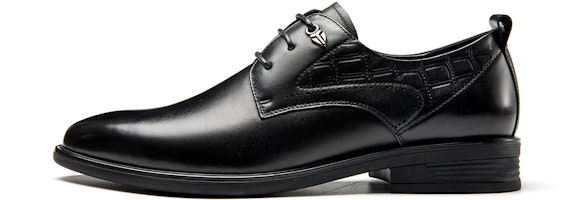 Aokang Leather Lace-Up Business Dress Shoes 'Black' 1233111018 Aokang Leather Lace-Up Business Dress Shoes 'Black' 1233111018