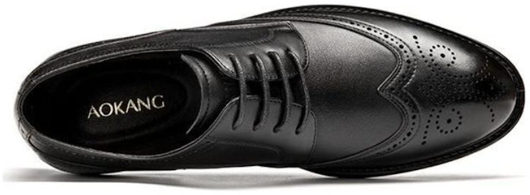 奥康黑色真皮圆头系带正装鞋 T223211882 Lookbook 奥康黑色真皮圆头系带正装鞋 T223211882