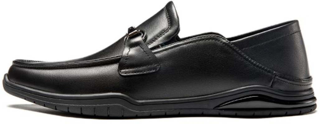 Aokang Leather Loafer 'Fashion Round Toe Black' 1233324015 Buy Aokang Leather Loafer 'Fashion Round Toe Black' 1233324015