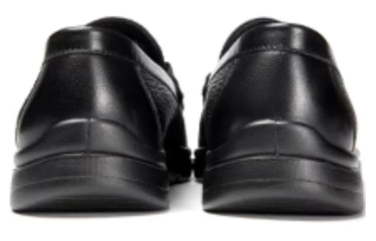 Aokang Leather Loafers 'Black CMFT Slip-On' 圖 5