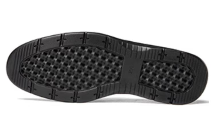 Aokang Leather Loafers 'Black CMFT Slip-On' 圖 6