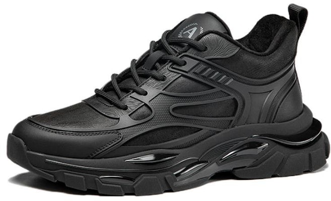 Aokang Sepatu Kulit Low-Top 'Black Dad Shoe' 1223032004 Order Aokang Sepatu Kulit Low-Top 'Black Dad Shoe' 1223032004