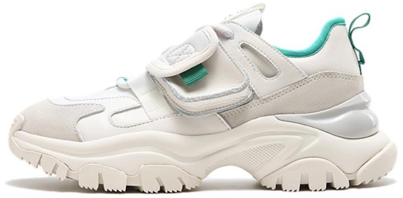 Aokang Leather Low-Top 'Versatile Lace-up Dad Shoes - Beige Green' 1224332002 Buy Aokang Leather Low-Top 'Versatile Lace-up Dad Shoes - Beige Green' 1224332002