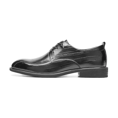 Aokang Leather Low-Top Lace-Up 'Business Dress Black'