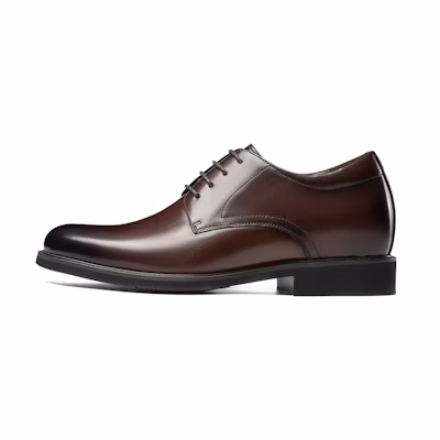Aokang Leather Low-Top Lace-Up Dress Shoes 'Brown'