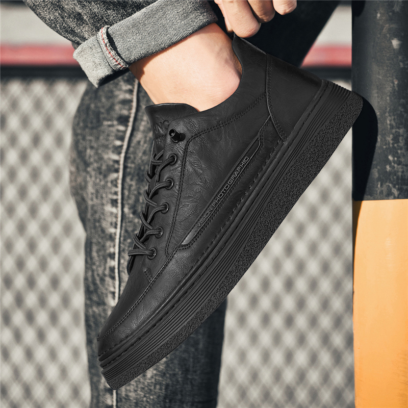 Cheap 奧康AOKANG 皮革 百搭舒適 低幫 板鞋 男款