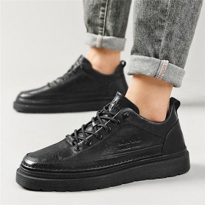 Aokang Leather Low-Top Sneakers 'Fashion Casual All-Match' 1225422042W 3