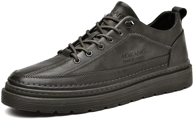Aokang Leather Low-Top Sneakers 'Fashion Casual All-Match' 1225422042W 5