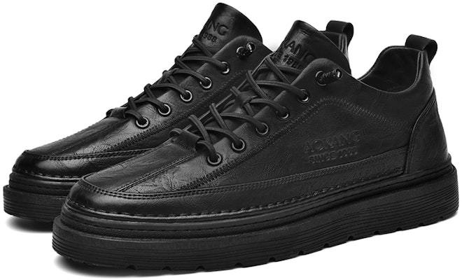 Aokang Leather Low-Top Sneakers 'Fashion Casual All-Match' 1225422042W Lookbook Aokang Leather Low-Top Sneakers 'Fashion Casual All-Match' 1225422042W