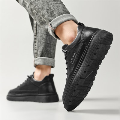 Aokang Leather Low-Top Sneakers 'Fashion Casual All-Match' 1225422042W 2
