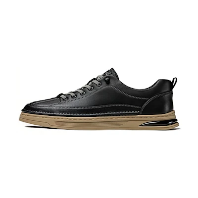 Aokang Leather Low Top 'Black Casual'