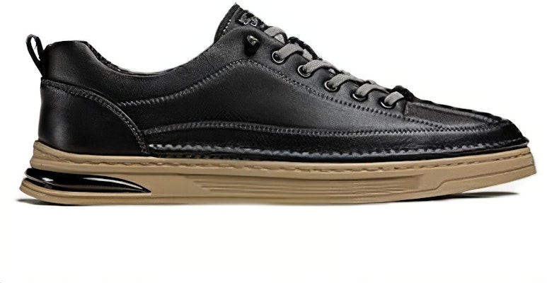 奥康AOKANG 皮革 休閒舒適百搭 低幫 板鞋 男款 黑色 Order 奥康AOKANG 皮革 休閒舒適百搭 低幫 板鞋 男款 黑色