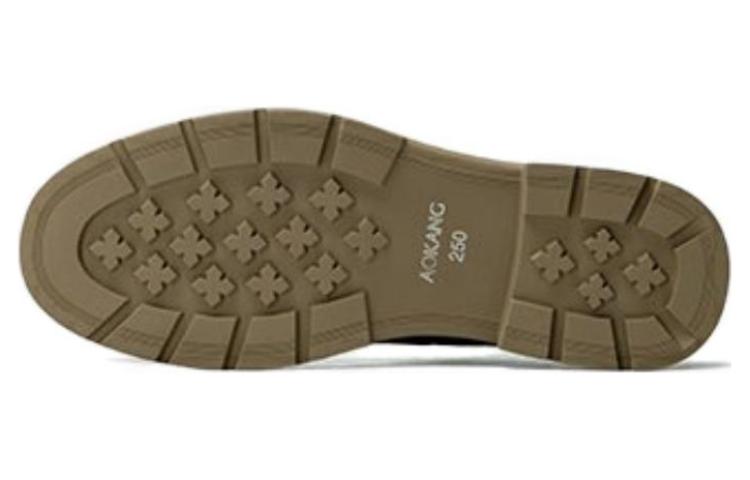 Aokang Leather Martin Boots 'Khaki' 圖 4