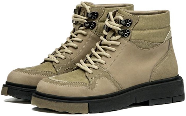 奧康AOKANG 牛皮革 舒適耐磨百搭 短中筒 馬丁靴 男款 卡其色 Lookbook 奧康AOKANG 牛皮革 舒適耐磨百搭 短中筒 馬丁靴 男款 卡其色