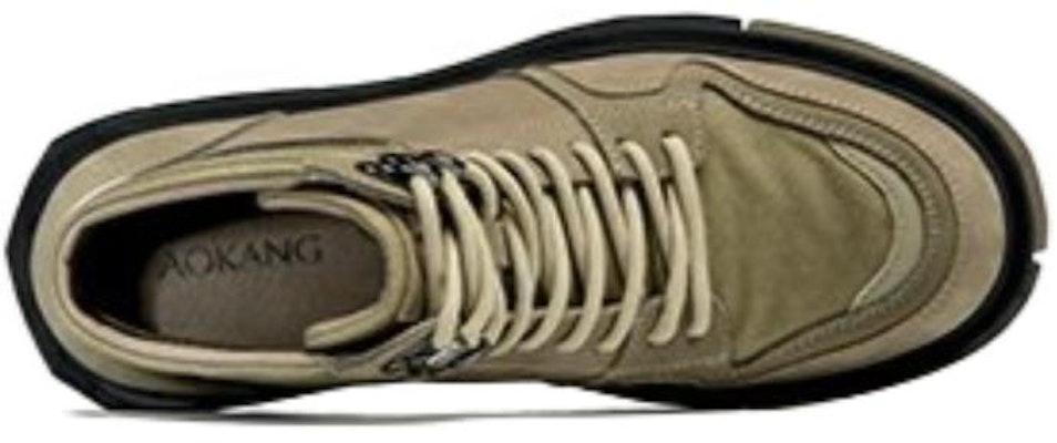 Sepatu Bot Kulit Aokang Martin 'Khaki' 1223923031 Shop Sepatu Bot Kulit Aokang Martin 'Khaki' 1223923031