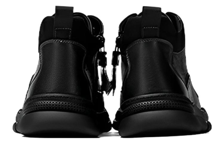 Purchase 奥康皮革中帮休闲运动鞋‘黑色时尚’ 1223932004