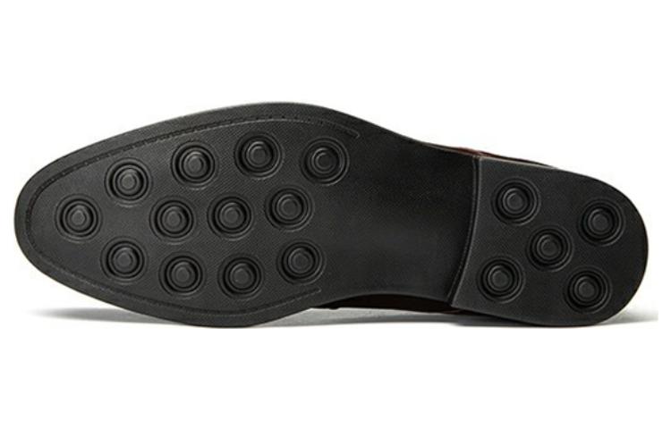 Aokang Leather Oxford 'Black' 圖 4