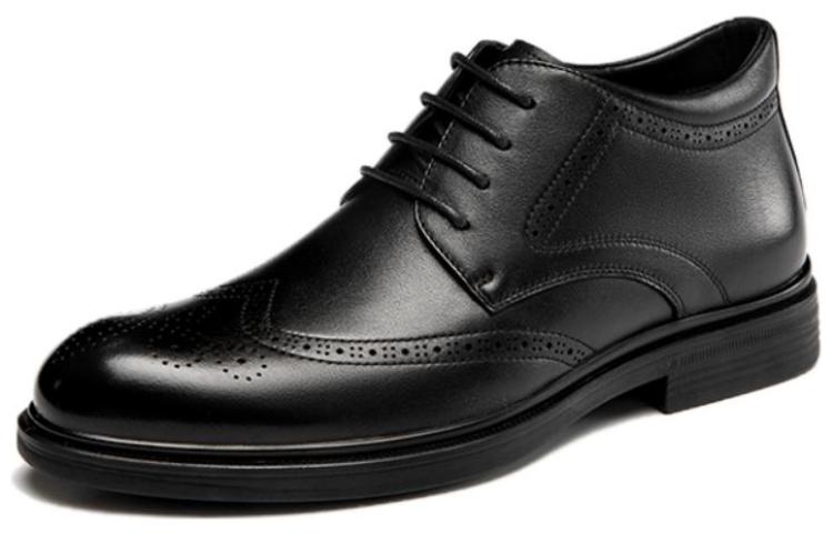 Aokang Leather Oxford 'Black Business Casual' 圖 2