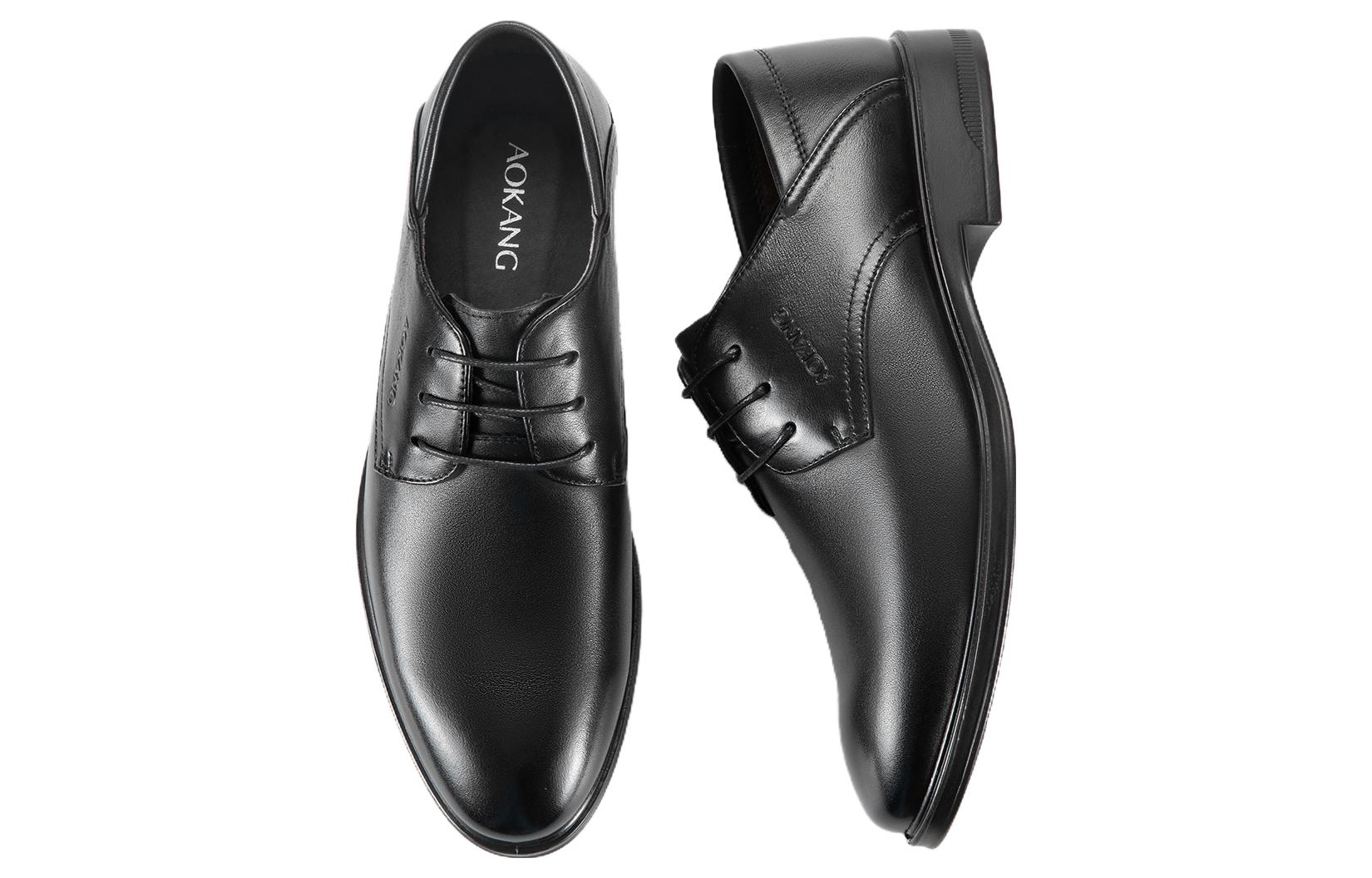 Aokang Leather Oxford 'Black CMFT' 圖 4